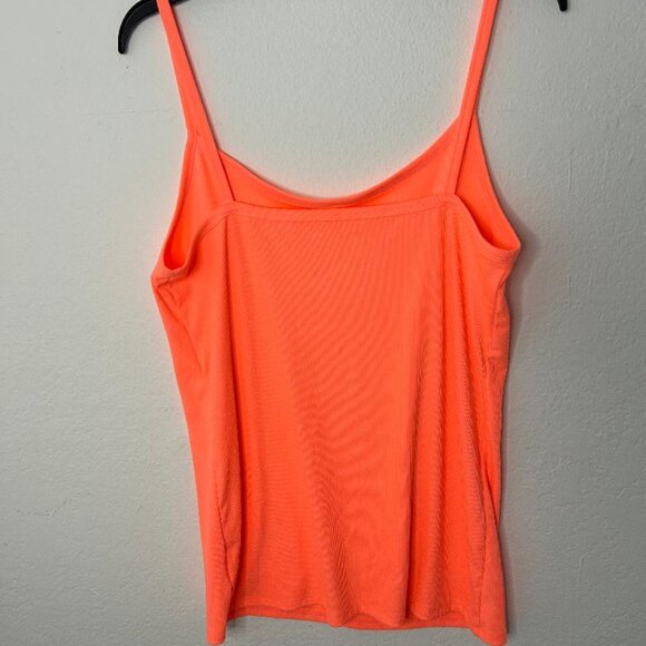 No boundaries Neon Coral Ribbed Tank - Picture 4 of 4